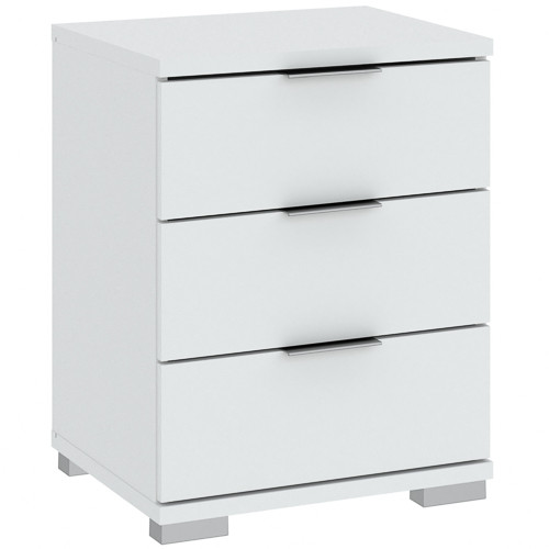 Háromfiókos Kis Szekrény Fehér Színben. PRAGA 42x46x61 cm.