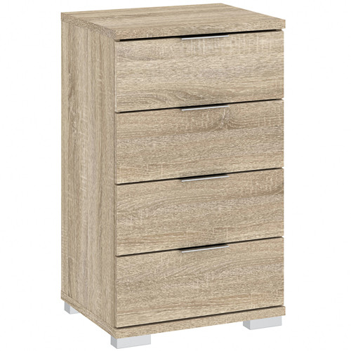 Small Cabinet 4 Drawers Sonoma Oak PRAGA