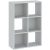6-compartment bookcase in white color 61 cm - Catchy