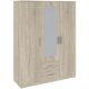 TAMINA gardróbszekrény Sonoma színben, 3 ajtós, 2 fiókos. 150 cm.