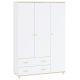 Šatníková skriňa GOODY 120 cm biela