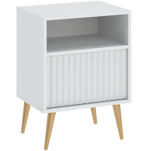 Bedside table BARCELONA white