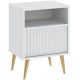 Bedside table BARCELONA white