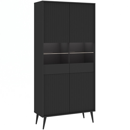 Display cabinet BARCELONA 91 cm anthracite