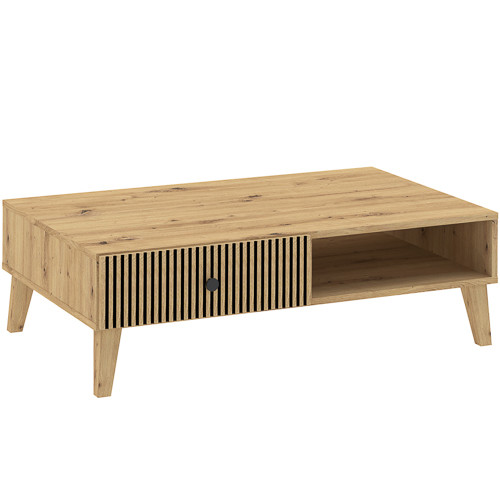 Konferenčný stolík BERLIN 100 cm 2 zásuvky