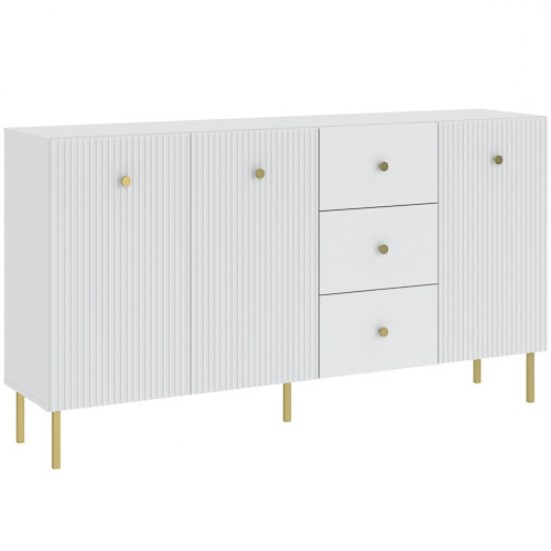 Chest of drawers in white color 135 cm - Viena Cabinet