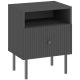 VIENA Bedside Table Black