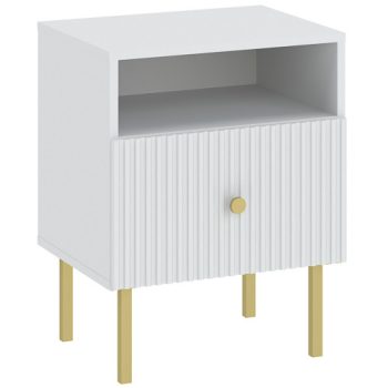 VIENA Bedside Table White