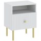 VIENA Bedside Table White