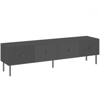 Tv Állvány Fekete Színben. VIENA LOWBOARD 180 cm.