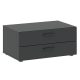 BASIC 2 Fiókos Alsószekrény Antracit Színben. 74 cm.