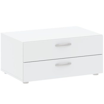 BASIC Komód Fehér Színben 74 cm 2S