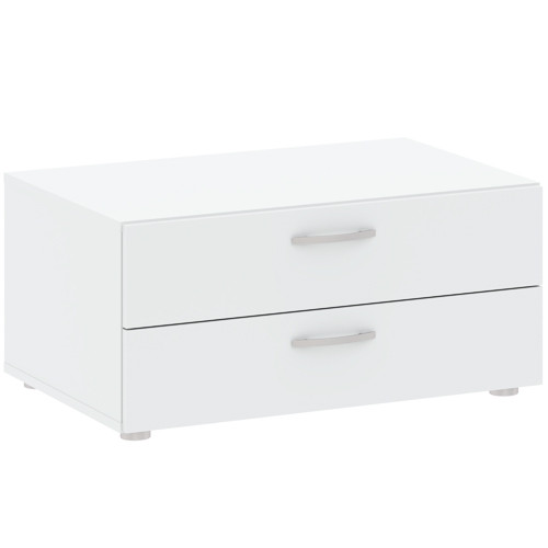 BASIC Komód Fehér Színben 74 cm 2S