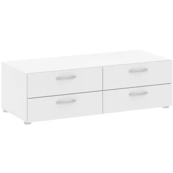 Chest of drawers BASIC 110 cm white 4 drawers