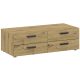 Chest of drawers BASIC TWO 110 cm oak 4 drawers