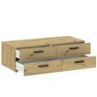 Chest of drawers BASIC TWO 110 cm oak 4 drawers
