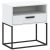 CADRO NR4 Bedside Table with Drawer White 60 cm