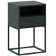 CADRO NR5 Bedside Table with Drawer Dark Grey 40 cm Push-to-Open