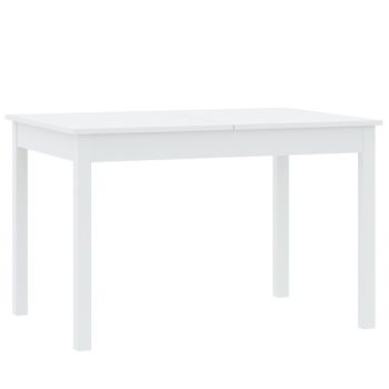 SENDI Étkezőasztal Fehér Színben 120 cm