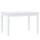 SENDI Étkezőasztal Fehér Színben 120 cm