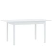 SENDI Étkezőasztal Fehér Színben 120 cm