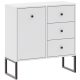 Chest of drawers in white color 115 cm - Linea