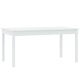 SENDI Étkezőasztal Fehér Színben 160 cm