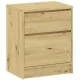 Wardrobe BASIT 147 cm white