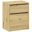 Wardrobe BASIT 147 cm white