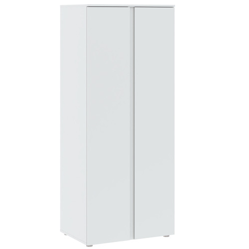 Wardrobe BASIC PLUS 2-door with shelves and hanging rail
