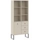 Glass Display Cabinet Cashmere 77x33x180 cm LINEA