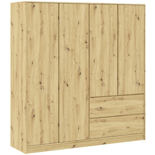 Chest of drawers BASIT 99 cm oak 3 drawers wide