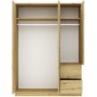 BASIT Gardrób Szekrény Tölgy Színben 150 cm