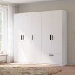 Šatníková skriňa LITA biela 225 cm