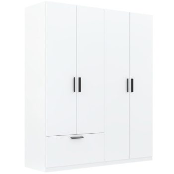 Šatníková skriňa LITA biela 180 cm