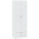 Šatníková skriňa BASIC 74 cm biela