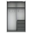 BERNO Wardrobe 120 cm