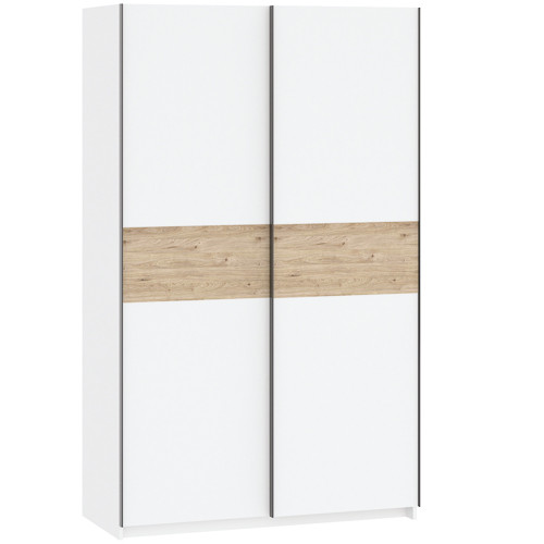 Šatníková skriňa BERNO 120 cm biela