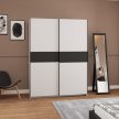 Šatníková skriňa BERNO 150 cm biela