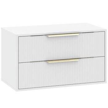 AVI Mosdó Szekrény Fehér Színben 80CM