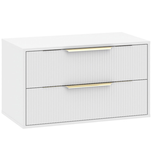 AVI Mosdó Szekrény Fehér Színben 80CM