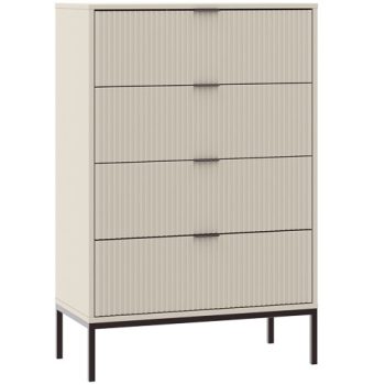 Chest of Drawers 4-Drawer 76 cm Cashmere ONTARIO