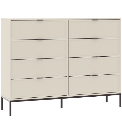 Chest of drawers DECO white 76 cm