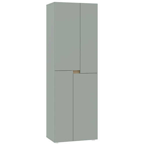 Gardróbszekrény 4 ajtós kivitelben, 60 cm méretben LENS