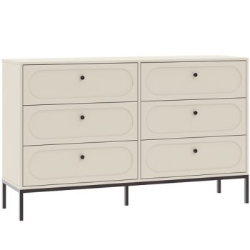   Chest of drawers with 4 drawers and 1 door in artisan oak finish - Moderno C-5