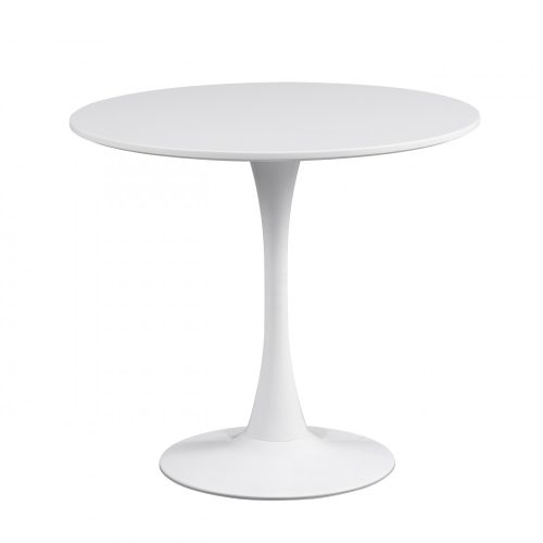 Jesolo Modern Round Dining Table in White Colour