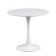 Jesolo Modern Round Dining Table in White Colour