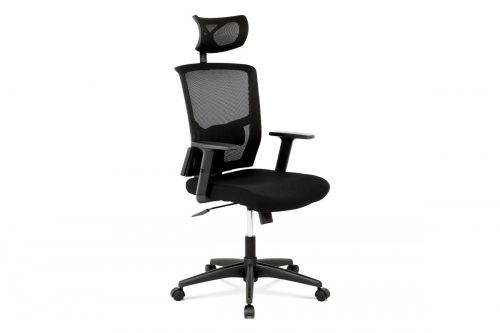 Scaun de birou ergonomic pivotant cu spătar, negru Ka-B1013 