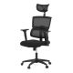 Office Swivel Chair Black Color Swivel Mechanism. KA-B1025