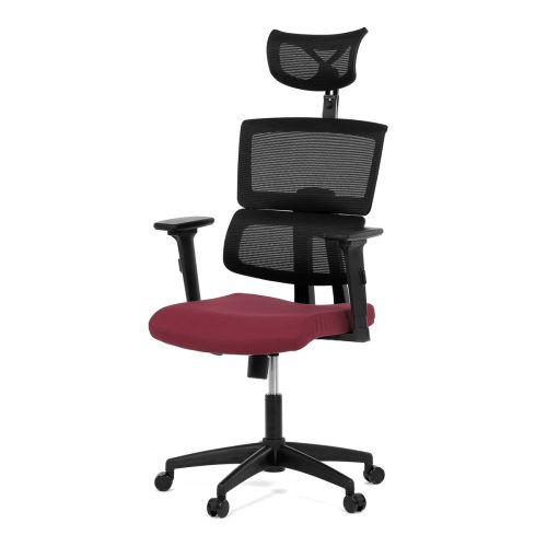 Office Swivel Chair in Bordeaux Colour Hintamechanizmussla. KA-B1025